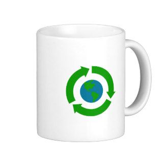 Recycle Earth Logo Design Coffee Mug