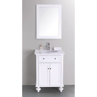 Hailey 24 inch Single sink Vanity Set VIRTU Bathroom Vanities