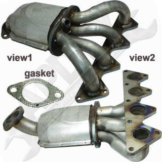 APDTY 28510 26650 Aftermarket Exhaust Manifold & Catalytic Converter Assembly For 2001 2005 Hyundai Accent 1.6L (Not Legal In California) Automotive