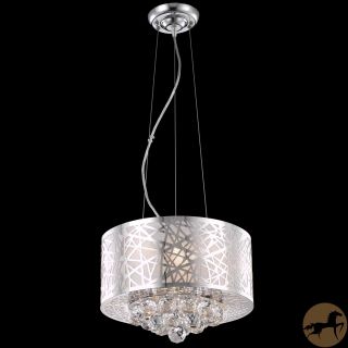 Christopher Knight Home Chrome 3 light Crystal Drop Chandelier