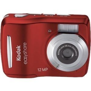 Kodak EasyShare C1505 12 Megapixel Compact Camera   Red Kodak Point & Shoot Cameras