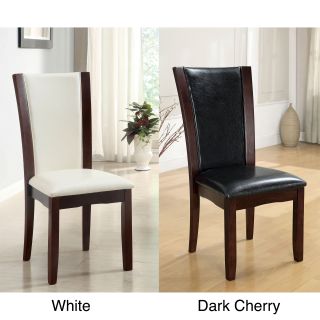 Furniture Of America Mario Leatherette Dining Chairs (set Of 2)