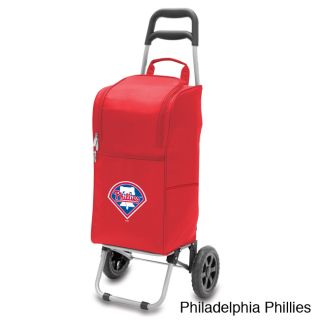 Mlb 15 quart Polyester/steel Insulated Cooler With Folding Trolley