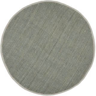 Safavieh Hand loomed Sisal Style Grey Jute Rug (7 X 7 Round)