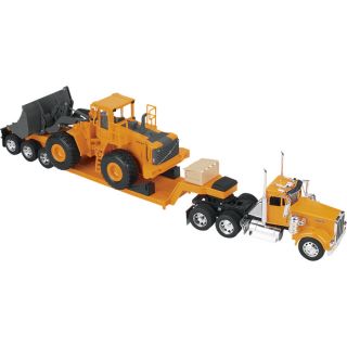 New Ray Die-Cast Truck Replica — Kenworth W900 with Front Loader, 132 Scale, Model# SS-11295