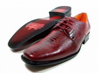 Ferro Aldo Men's 109180 256 Faux Croc Textured Oxfords Shoes