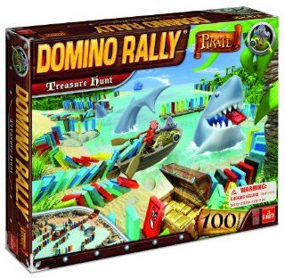 Domino Rally Pirate Treasure Hunt Toys & Games