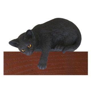Black Loafer Cat Shelf and Wall Plaque Collectible Figurine Gift  