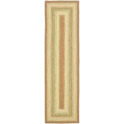 Hand woven Indoor/outdoor Reversible Multicolor Braided Area Rug (4 X 6)
