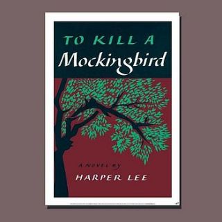 'to kill a mockingbird' poster by the literary gift company