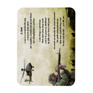 Army Soldier Son Poem Magnet
