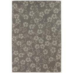 Hand tufted Mandara Transitional Floral New Zealand Wool Rug (9 X 13)