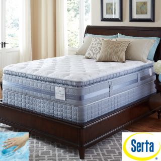 Serta Perfect Sleeper Elite Pleasant Night Super Pillowtop Cal King size Mattress And Foundation Set