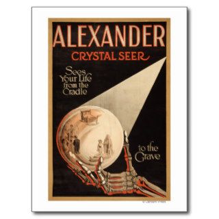 Alexander, Crystal "Cradle to the Grave" Magic Postcard
