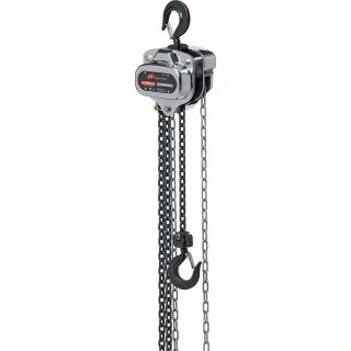 Ingersoll Rand Manual Chain Hoist — 1-Ton Capacity, 10 Ft. Lift, Model# SMB010-10-8V  Manual Gear Chain Hoists