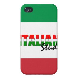 Italian Stud Flag of Italy iPhone 4/4S Case