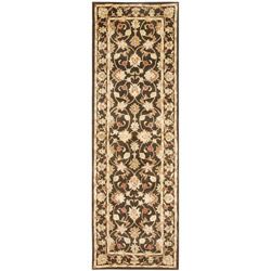 Martial Hand tufted Brown/ Sand Wool Rug (26 X 8)