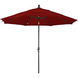 11 foot Fiberglass Pacifica Brick Red Crank/tilt Umbrella