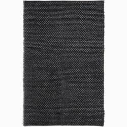 Handwoven Gray Mandara New Zealand Wool Rug (9 X 13)