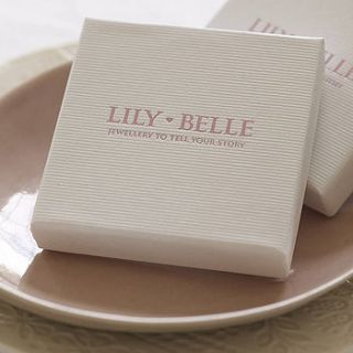 personalised message bracelet by lily belle