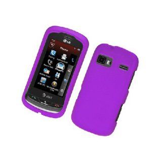 LG Rumor ReLN272 Xpression C395 Purple Hard Cover Case Cell Phones & Accessories