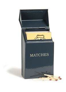 match box tin by garden trading