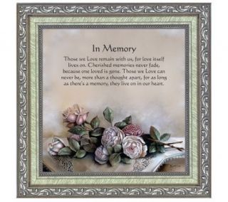 In Memory Framed Art by Catherine Galasso —