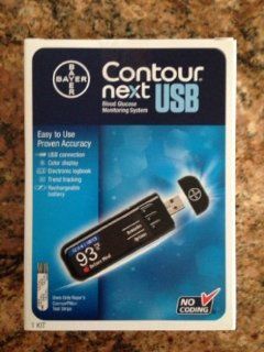 Bayer Contour Next USB blood Glucose monitoring system Health & Personal Care