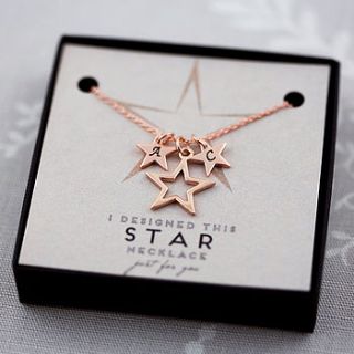 design your own personalised star necklace by j&s jewellery