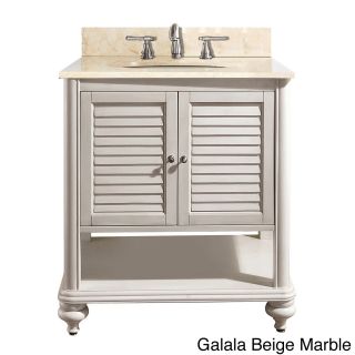 Avanity Tropica 24 inch Single Vanity In Antique White Finish With Sink And Top