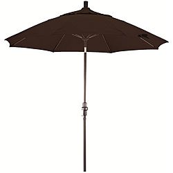 Fiberglass 9 foot Pacifica Mocha Crank And Tilt Umbrella