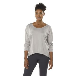 C9 by Champion Womens Loose Fit Yoga Layering Top   Heather Grey XL