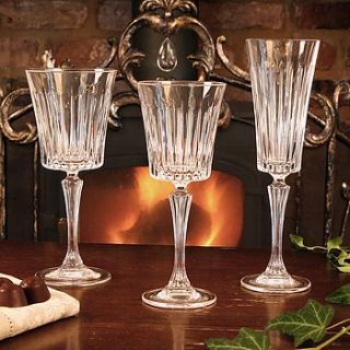 french abela beveled glassware collection by dibor