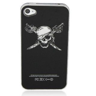 Save4Pay� Pirate Skull Sense Flash Light Up LED Shell Case Cover For Apple Iphone 4 4S 4G Color Changing Gift Cell Phones & Accessories
