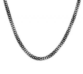 Michael Dawkins Sterling 20 Mesh Chain Magnetic Clasp Necklace —