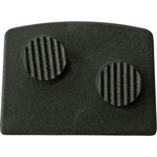 Norton Abrader Metal Bond Diamond Tool — 3-Pk., Button Segment, FGW SoftFloor QCS, 30/40 Grit, Gray, Model# 70184642896  Concrete Grinders