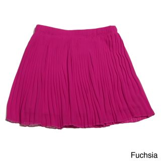 Sweetheart Jane Sweetheart Jane Girls Pleated Chiffon Skirt Pink Size 4 5T