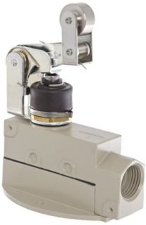 Omron ZV NA277 2S General Purpose Enclose Switch, High Breaking Capacity and Durability, Sealed One Way Action Roller Arm Lever, Single Pole Double Throw AC, Base Mounting, 1/2 14NPSM Conduit Size Electronic Component Limit Switches Industrial & Scie