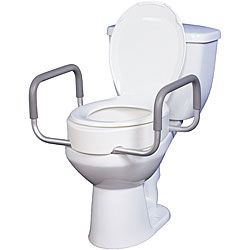 Drive Premium Seat Rizer For Standard Toilet With Removable Arms