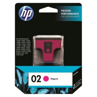 HP 02 Printer Ink Cartridge   Magenta (C8772WN#140)