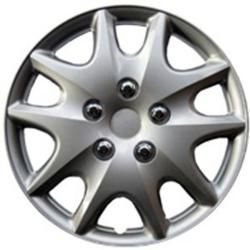 Design Kt100915s_l Abs Silver 15 inch Hub Caps (set Of 4)