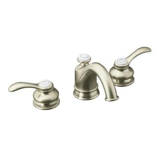 Kohler K 12265 4 bn Vibrant Brushed Nickel Fairfax Lavatory Faucet With Lever Handles