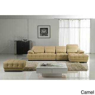Furniture Of America Sadie Adjustable Backrest 4 piece Sectional And Chair Set