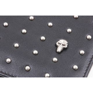 Zeyner Mens Stud Max Bi fold Leather Wallet