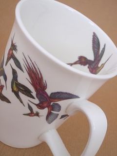 bone china artist transfer bird mug by jessica irena smith glass