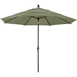 11 foot Fiberglass Pacifica Taupe Crank/tilt Umbrella