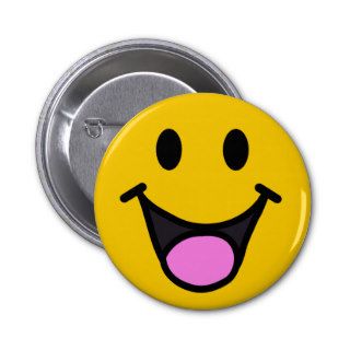 Laughing Smiley Face Button