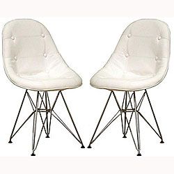 Modern Button tufted Chairs (set Of 2)