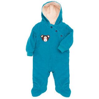 michael the monkey cord snowsuit by olive&moss