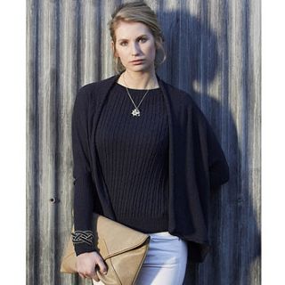 organic cotton shrug cardie by liv   organic & sustainable living